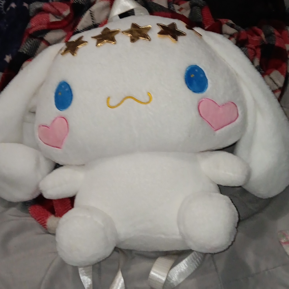 Cute cinnamonroll Sanrio backpack plush